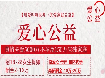 新华捐卵助孕生子 爱心志愿者招募